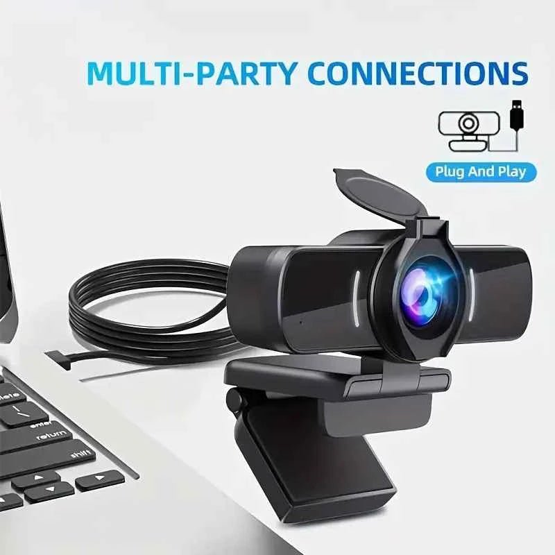 1080P HD Webcam with Microphone - Clear Video & Crystal Clear Audio Electronics > Computer Accessories - Novara