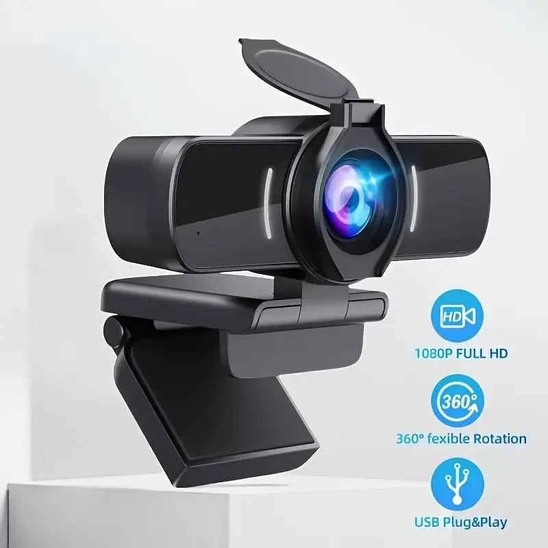1080P HD Webcam with Microphone - Clear Video & Crystal Clear Audio Electronics > Computer Accessories - Novara