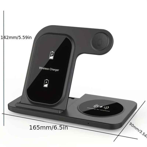 3 - in - 1 Fast Wireless Charger for iPhone & Apple Devices Electronics > Battery Chargers & Power - Novara