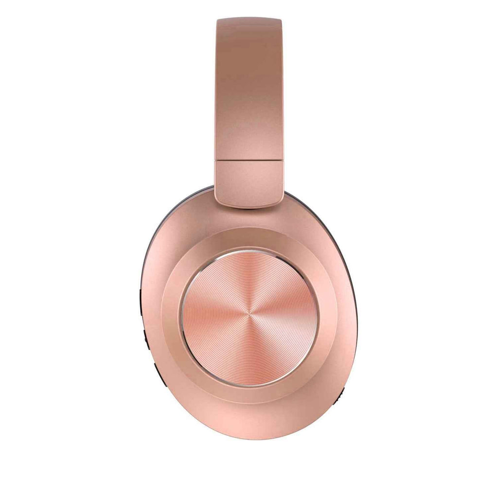 AIR PRO 5 ANC Rose Gold (Active Noise Cancelling Over Ear Wireless Headphones) Over Ear Headphones - Novara