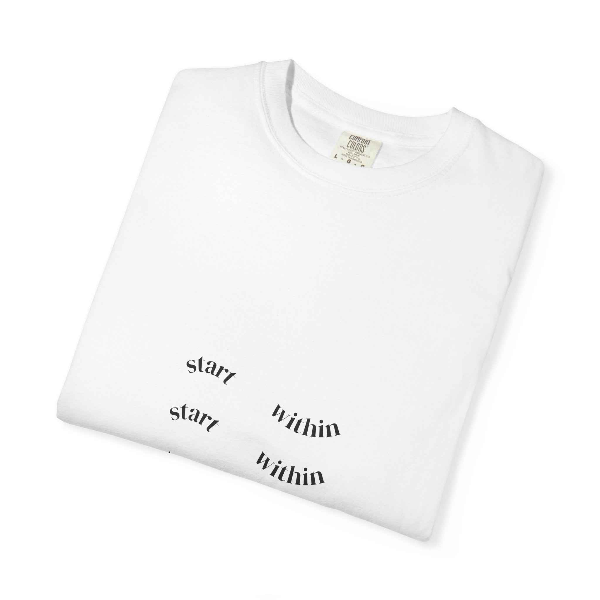 Be the Change T-shirt | Inspirational Script Typography T-Shirt - Novara