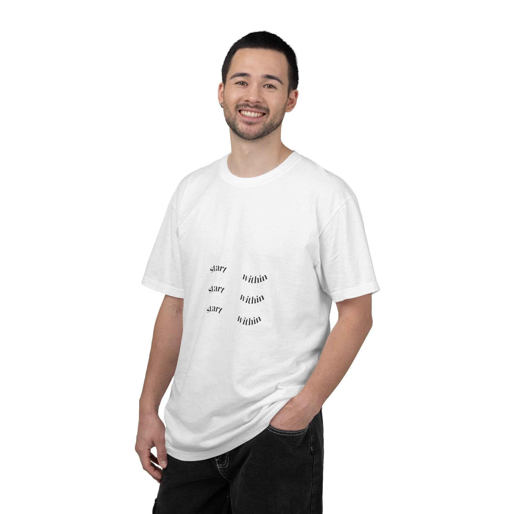 Be the Change T-shirt | Inspirational Script Typography T-Shirt - Novara