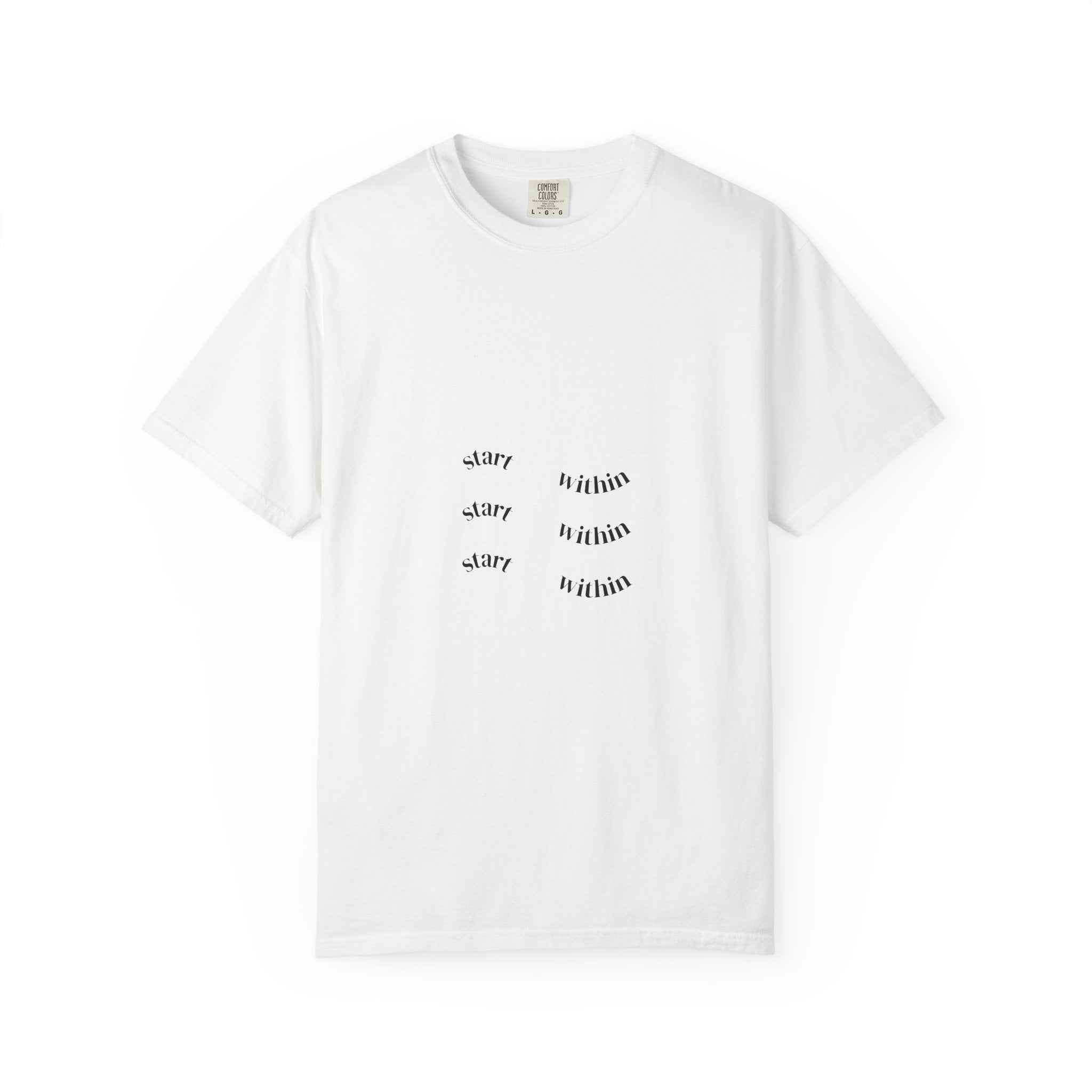 Be the Change T-shirt | Inspirational Script Typography T-Shirt - Novara