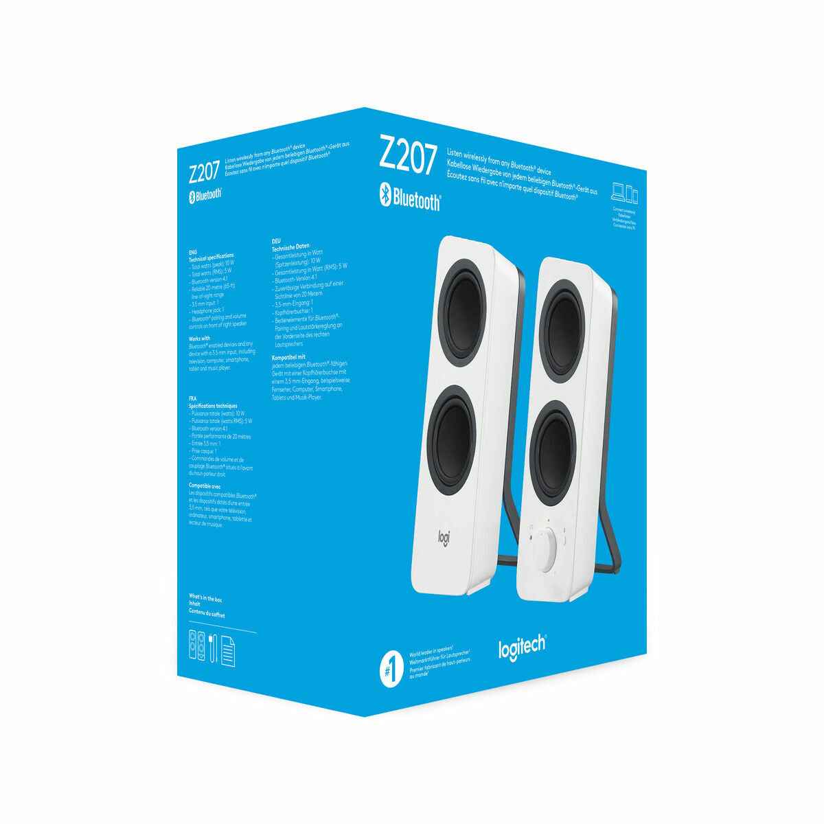 Bluetooth Speakers Logitech 980 - 001292 5 W White Computers | Electronics > Electronics | Sound > Bluetooth Speakers - Novara