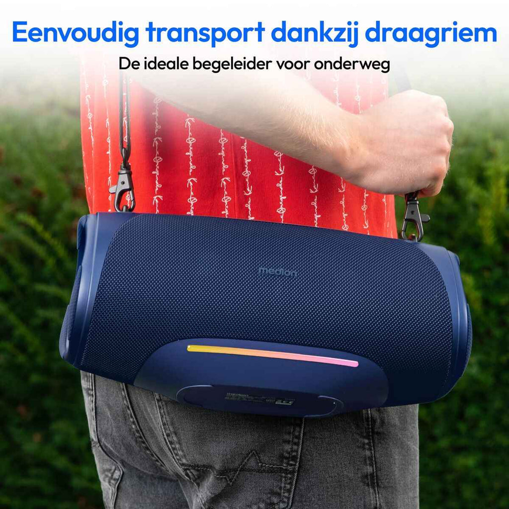 Portable Bluetooth Speakers Medion 50077078 Blue 4 W 50 W Computers | Electronics > Electronics | Sound > Bluetooth Speakers - Novara