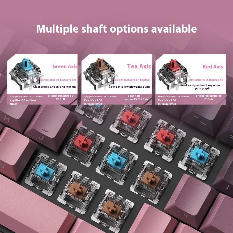 Wired Mechanical Keyboard E - sports Games RGB Keyboard - Novara