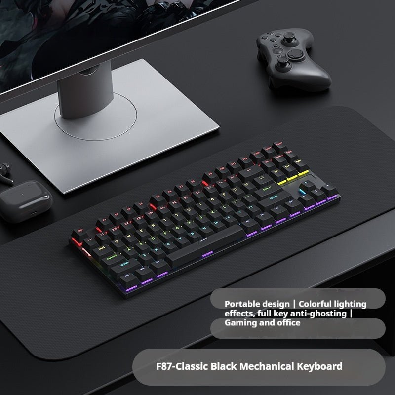 Wired Mechanical Keyboard E - sports Games RGB Keyboard - Novara